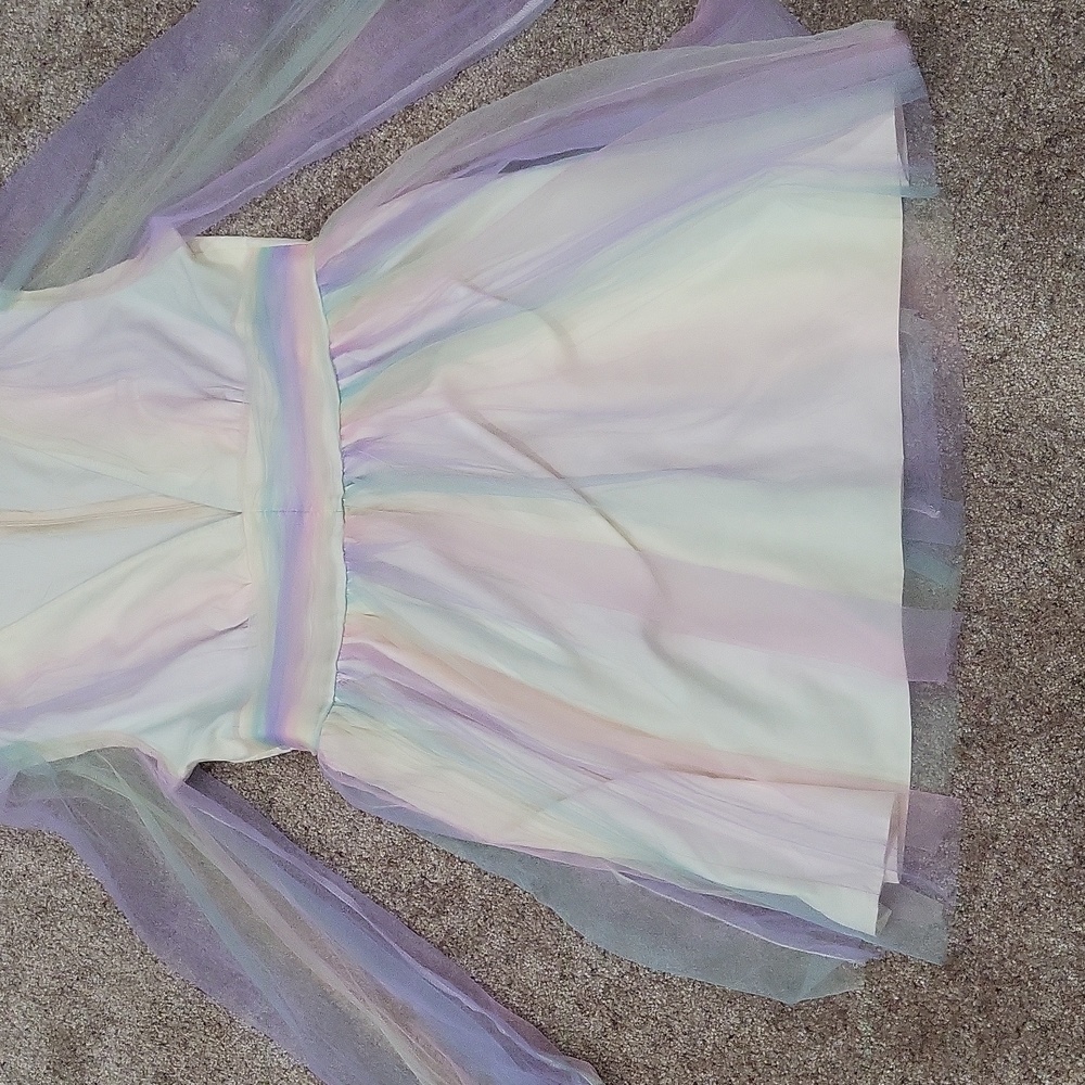 Pastel Long Sleeve Dress - Picture 2 of 9
